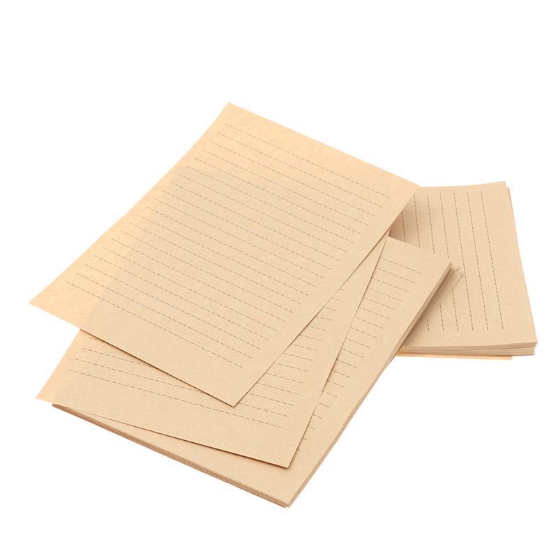 Wax Seal Letter Kit - 50/100 Sheets A5 Vintage Kraft Paper