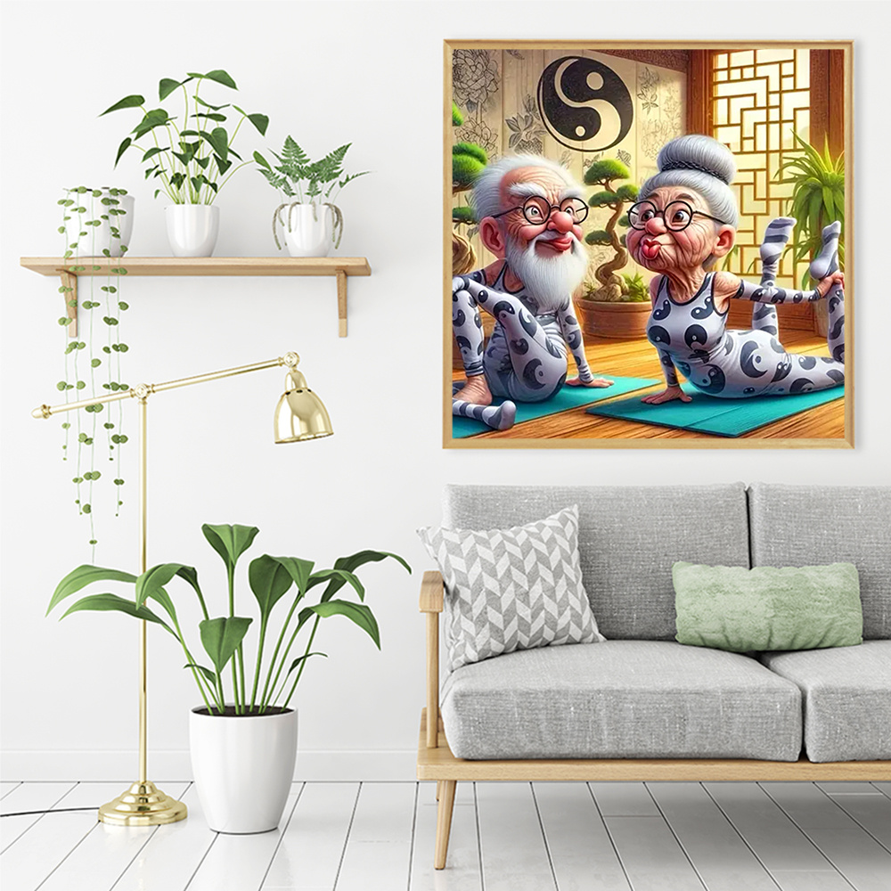 Momoart Old People Diamond Mos - Photo Mosaic Print review and price