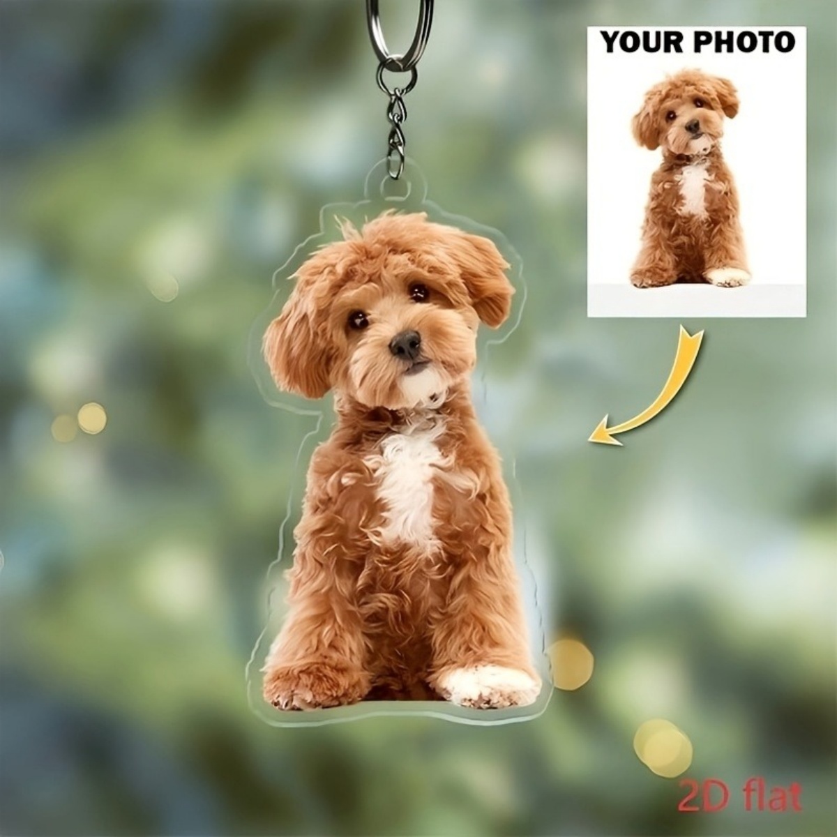 Custom Photo Keychain – Person - Pet Portrait Custom review and price