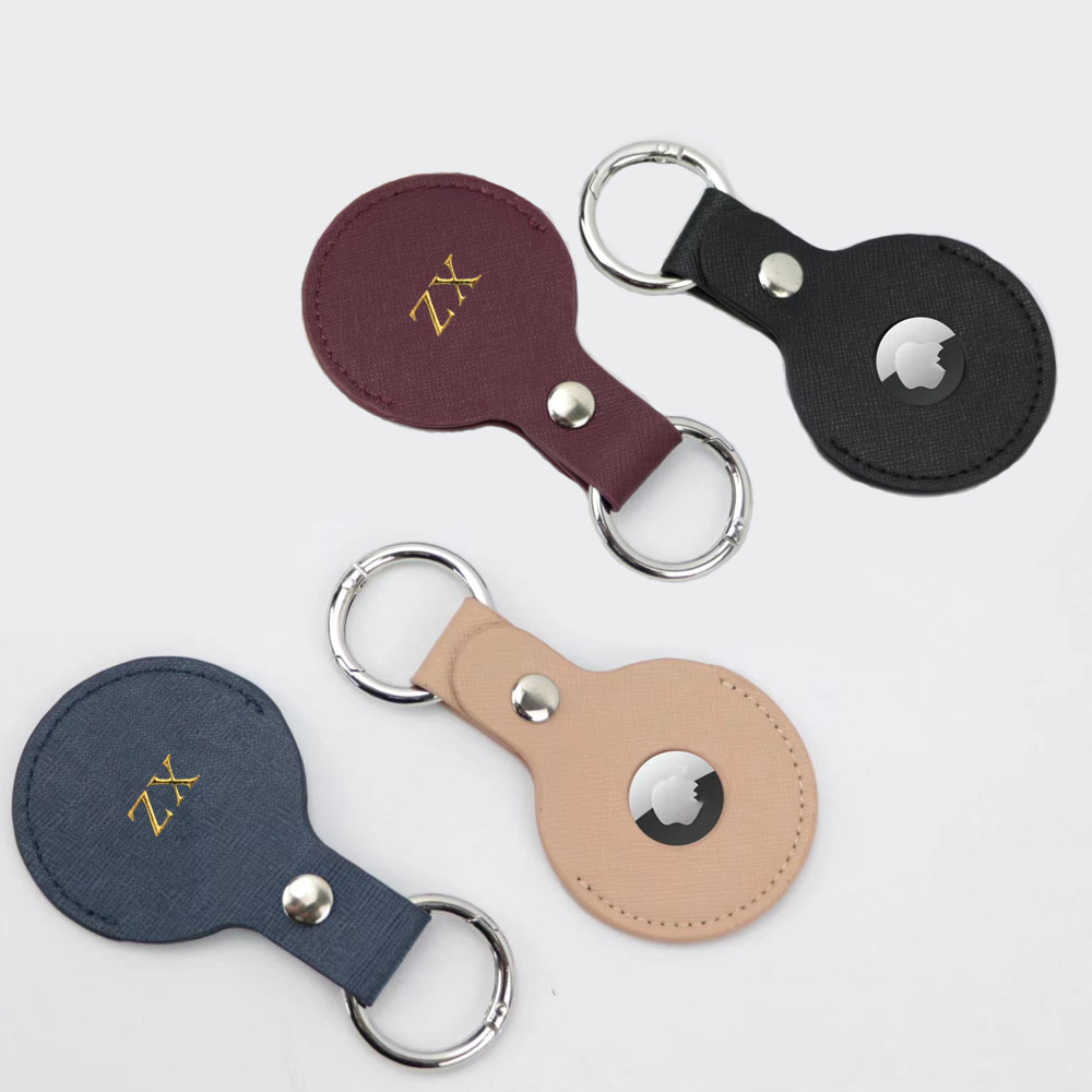 Custom Gold initial letters Fo - Monogram Keychain Leather review and price