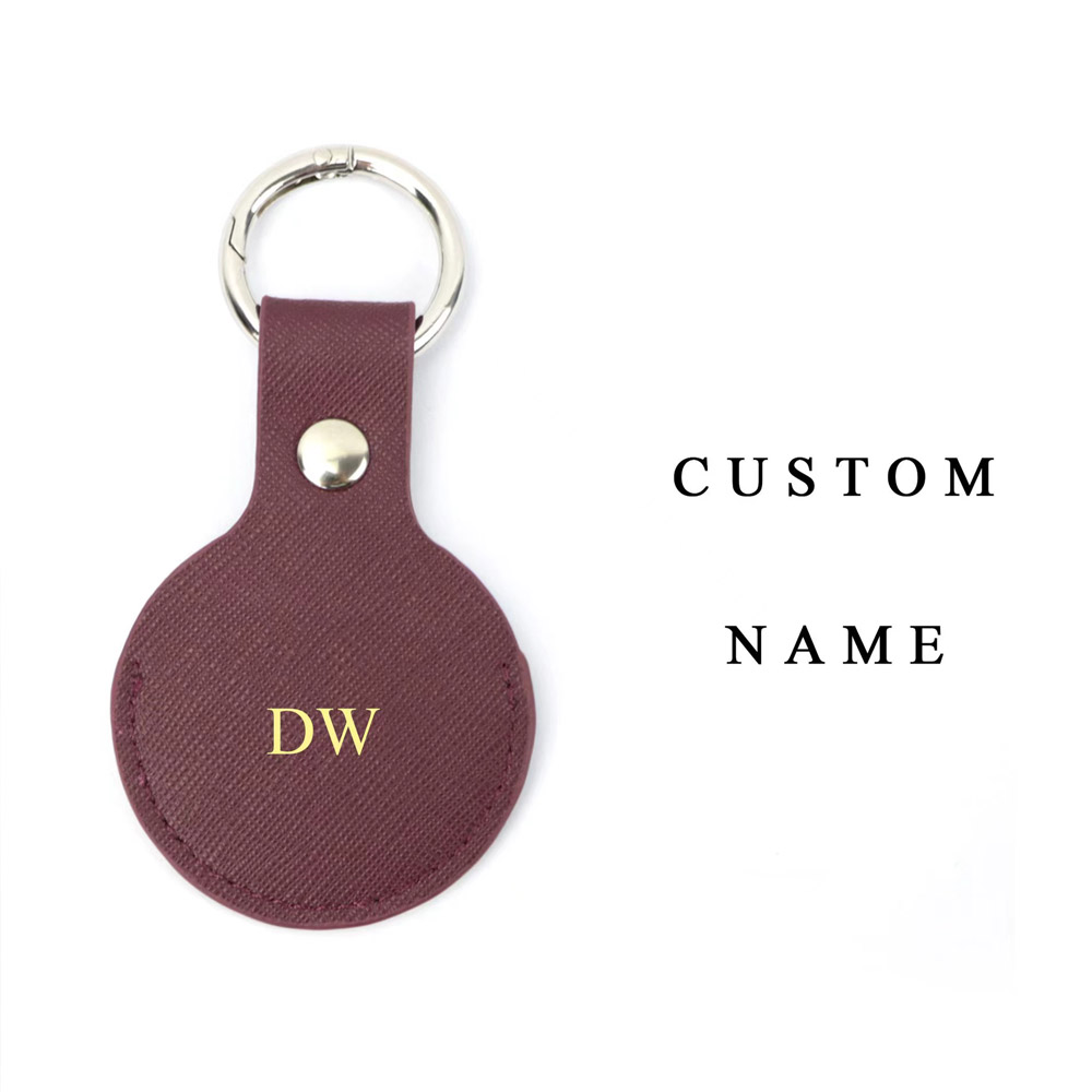 Custom Gold initial letters Fo - Monogram Keychain Leather review and price
