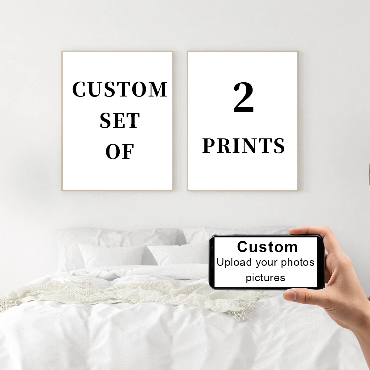 2pcs/set Custom Canvas Prints  - Pet Portrait Custom review and price